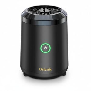 Portable Mini Electric Incense Burner USB Rechargeable Bakhoor Holder with Ceramic Heating Element for Aromatherapy, Safe Flame-Free Design, Compact Metal Aromatic Diffuser for Home and Travel