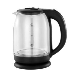 Generic Comfet Glass Electric Kettle: 1.8L, 1500W Rapid Boil, Blue LED, Safety Features, Borosilicate Glass, Stylish Design, Ultimate Convenience, VBC897