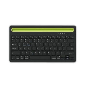 Mechanical Gaming Keyboard with Blue Switches, Backlit, Wired for iOS, Android, Windows; Tri-Fold Bluetooth Keyboard with Touchpad; Spill-Resistant Full Size USB Keyboard for PC, Laptop