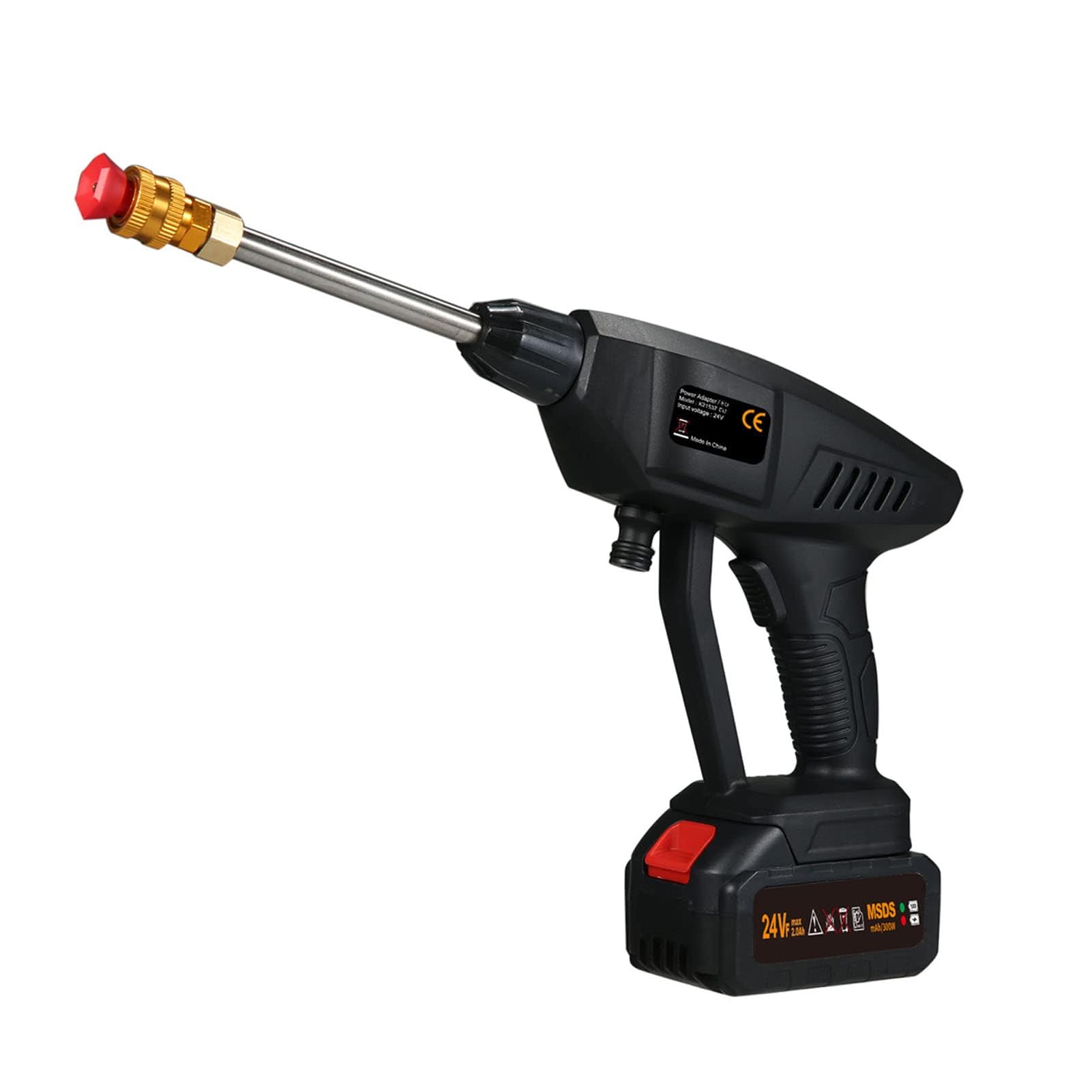 Cordless Car Washer – Battery Operated Jet Sprayer – 2 Power Batteries, Adjustable Nozzle, Compact & Lightweight, Garden, Patio, Garage & Car Use, Includes Storage Tool Kit - Image 4