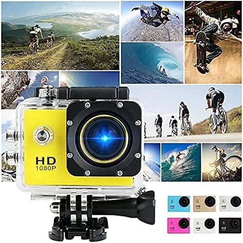 1080P 12MP Sports Action Camera – Full HD 2.0 Inch Waterproof Camera with 30m/98ft Underwater Capability & Mounting Accessories - Image 7