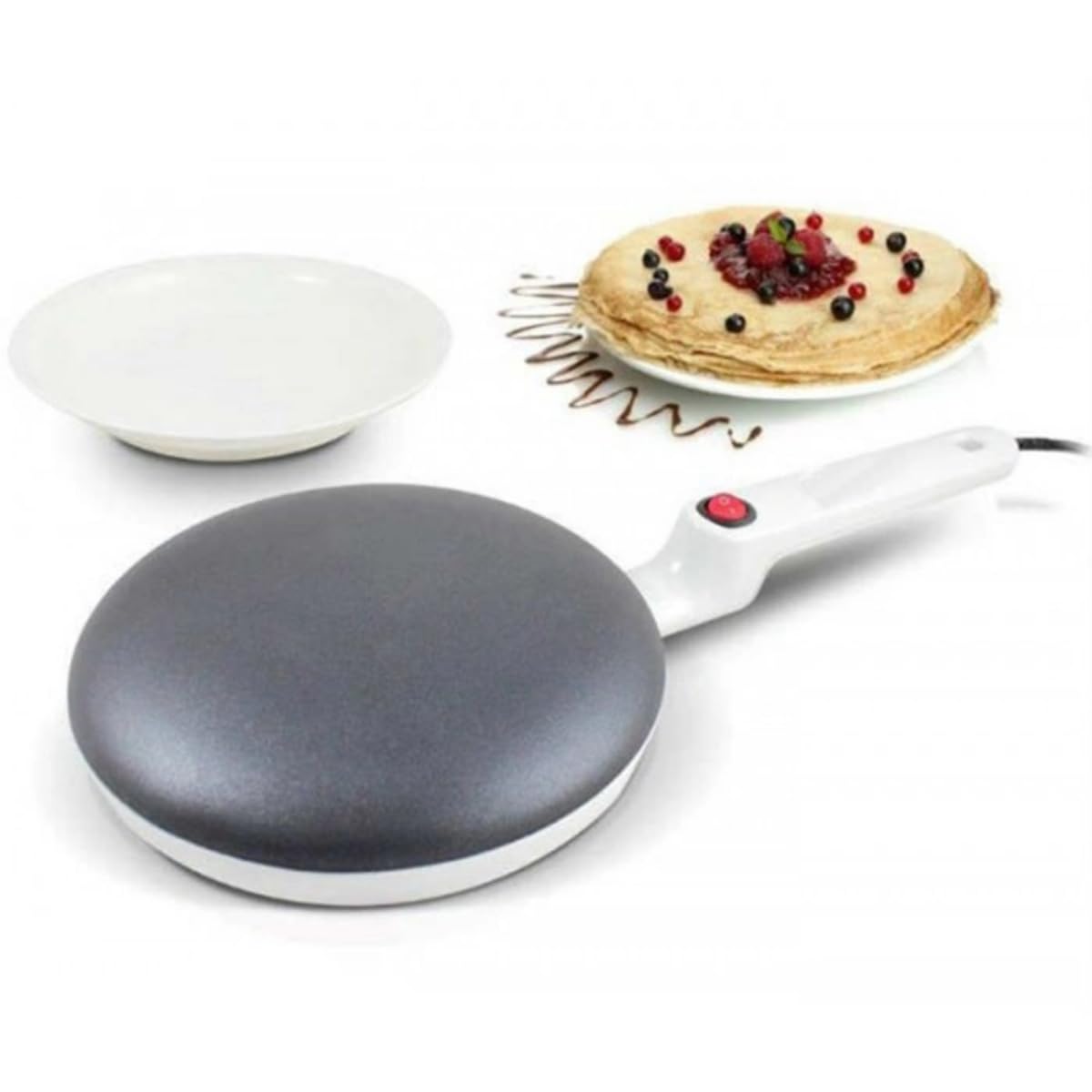 Crepe Maker/Automatic Thermostat,pancake maker,Coated Crepe Maker, Multi Pupose Electic Crepe Maker,Power With One Button Operation, - Image 6