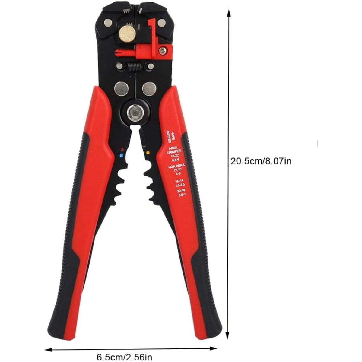 Self-Adjusting Wire Stripper, Strip, Crimp & Cut, Auto-Adjusts, Heavy-Duty & Precision Blades, Ergonomic Grip, Perfect for Electricians & DIY - Image 3