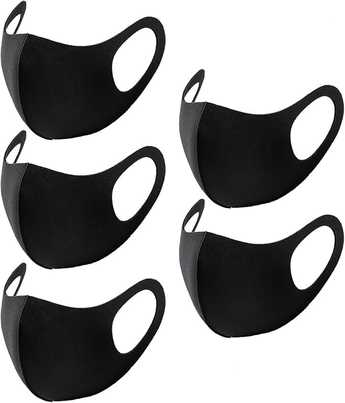 Unisex Face Covering – Fashion Solid Color Cloth Mask – Washable Reusable Face Shield for Adults – Lightweight Cotton Mask for Daily Use – Comfortable Non-Medical Protective Facewear - Image 5