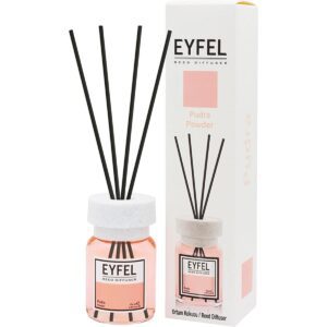 EYFEL Reed Diffuser Powder - 120ml | Long-lasting Fragrance for Home & Office | Aromatherapy Essential Oil Diffuser | Natural Scent Enhancer | Easy-to-Use Air Freshener | Enhance Mood & Ambiance