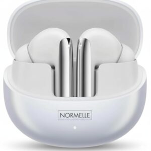 Adaptive Noise Cancelling Wireless Earbuds with LDAC Hi-Res Audio, 6 Mics ENC, Bluetooth 5.3 Earbuds with Mic, 34H Battery, Multipoint Pairing, Touch Control for Android iOS Gaming Workout