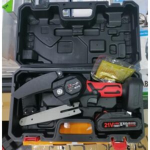 Mini Chainsaw Cordless Electric gardening tools Chainsaw with power tools Portable One-Hand Operated Saw for Tree Branch Trimming, Wood Cutting, Gardening, and Pruning wood cutter machine