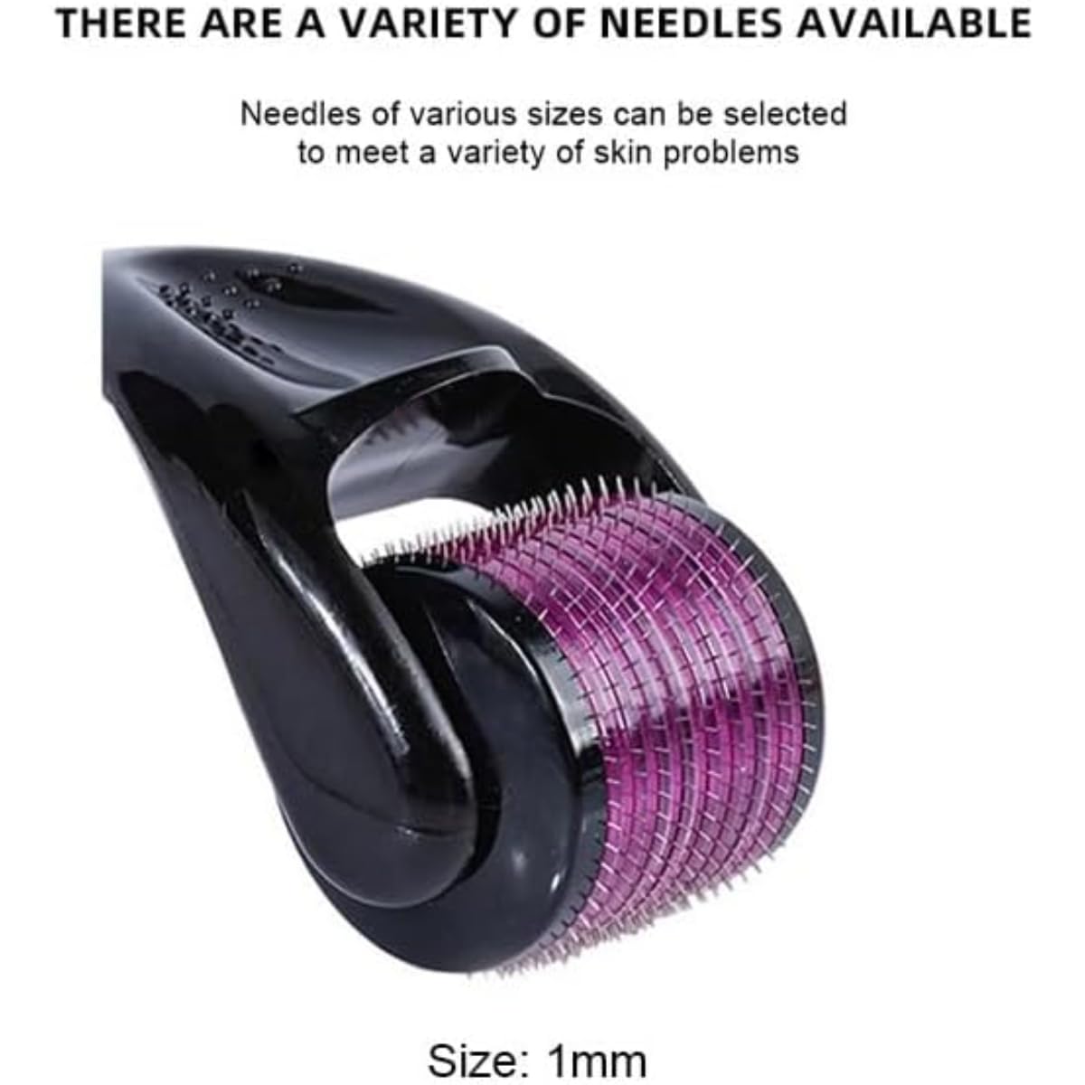 Discover Radiant Skin with 1mm Titanium Micro Needle Derma Roller for Face, Body, Beard, and Hair Growth - Easy-to-Use Skin Rejuvenation Tool for Fine Lines, Wrinkles, Acne Scars, and Stretch Marks, - Image 4