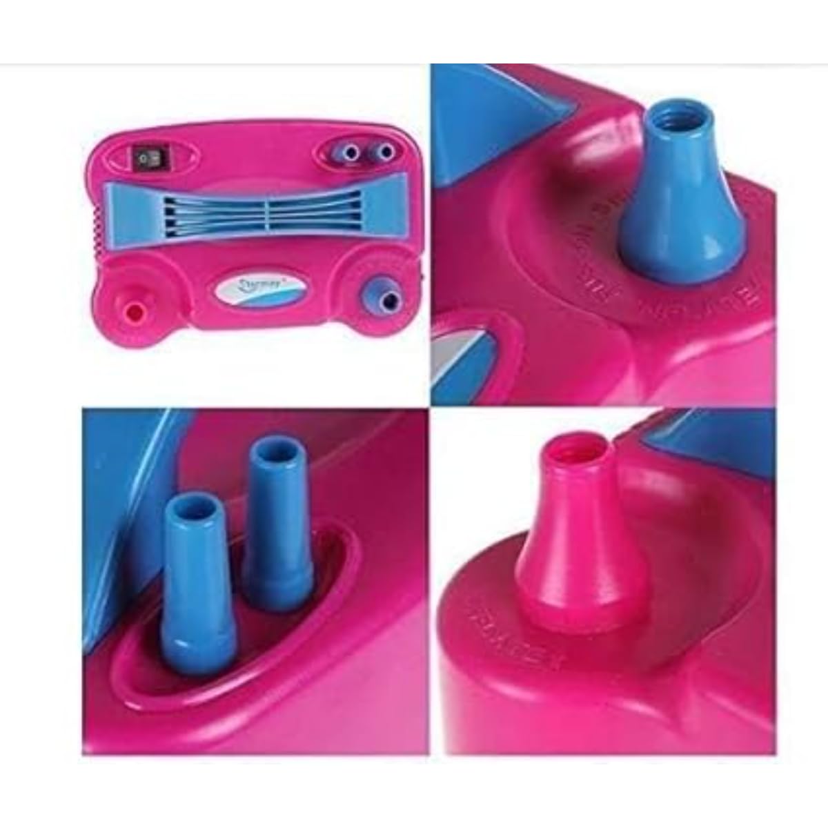 High Power Portable Balloon Pump Electric, Dual Nozzles, Automatic, Battery Powered | Inflate Balloons, Party Supplies, Birthday Decorations, Helium Balloon Pump, Balloon Stand, New Year Decorations - Image 4