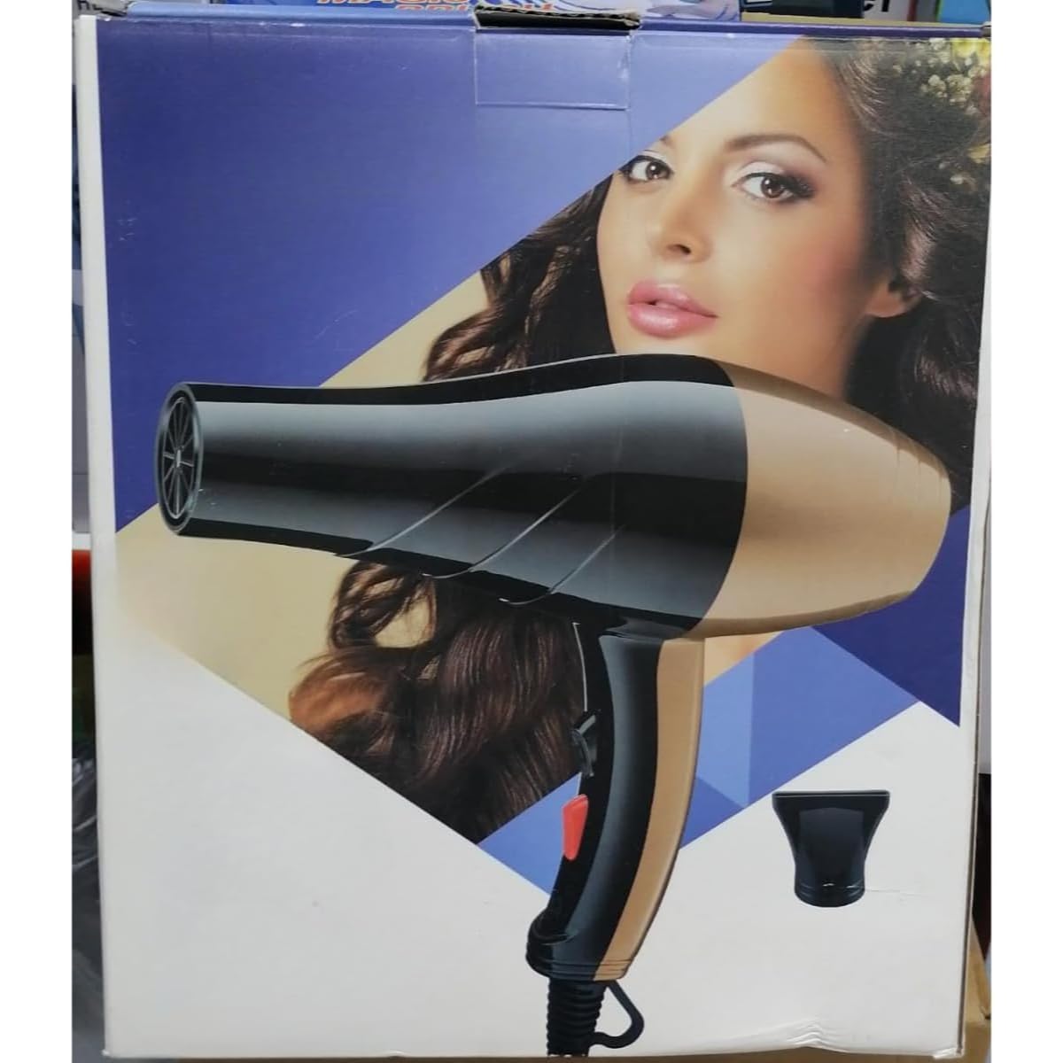 Professional Ionic Hair Dryer for Frizz Control/Compact & Lightweight Blow Dryer with Cool Shot, 2-Speed Settings, Heat Protection, Removable Filter, Diffuser & Concentrator for Salon-Quality - Image 2