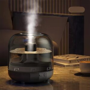 Quiet Cool Mist Humidifier for Bedroom, Baby Nursery & Office | 3L-4L Top Fill, Night Light, Essential Oil Diffuser, Auto Shut-Off, Portable Mini Vaporizer, Smart APP Control, Adjustable Humidity