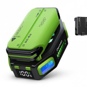 Magnetic Phone Cooler – Rechargeable Semiconductor Cooling Fan w/RGB LED, Temp Display, 30×30 mm Cooling Plate & 7‑Level Fan Speed – Fast Gaming Phone Cooler