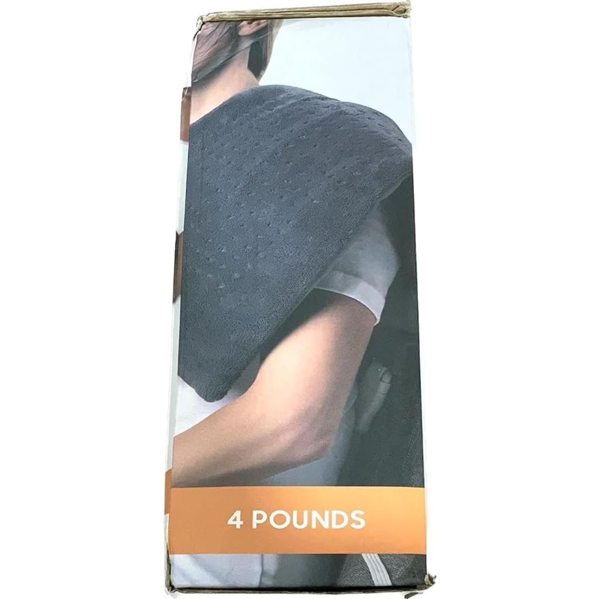 Calming Heat Weighted Heating Pad: Electric Massager with Soothing Heat | Sharper Image | Lightweight & Comfortable | 9 Massages | Targeted Pain Relief | 4 lbs | Relaxation for Aches, Cramps, & Joints - Image 4