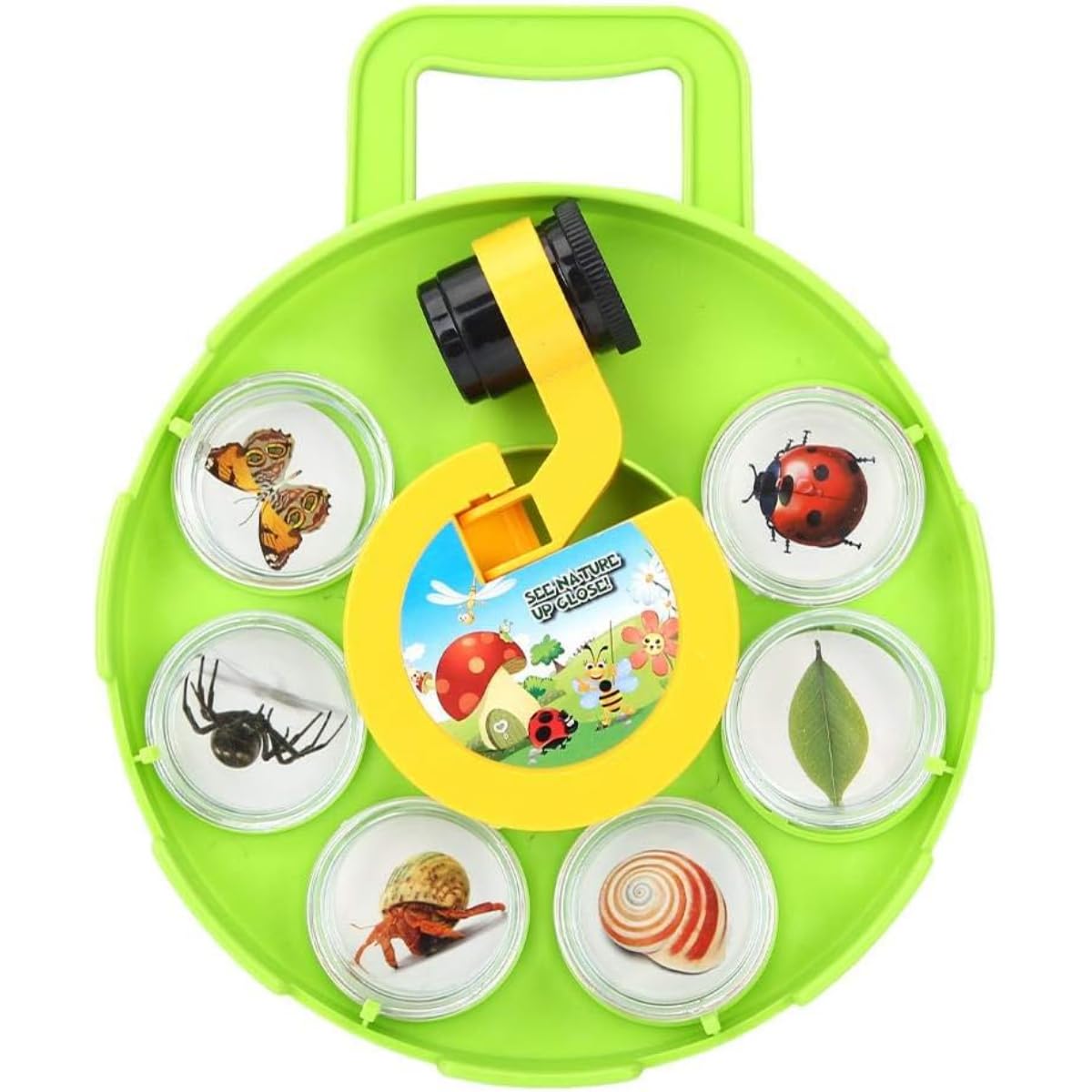 Kids Bug Catcher Kit, Magnified Viewer, Tweezers & Guide! Insect Habitat, Outdoor Exploration Toys, Bug Catching Kit, Cage, Box, Observation Magnifier - Set for Children's Nature Exploration - Image 4