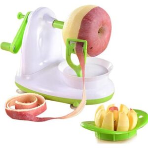 Stainless Steel Blades,Apple Slicer and Corer/Apple Cutter with 8 Blades Efficient Fruit Peeler & Corer Effortless Fruit Preparation, Quick, Safe, and Versatile,Perfect for Apples