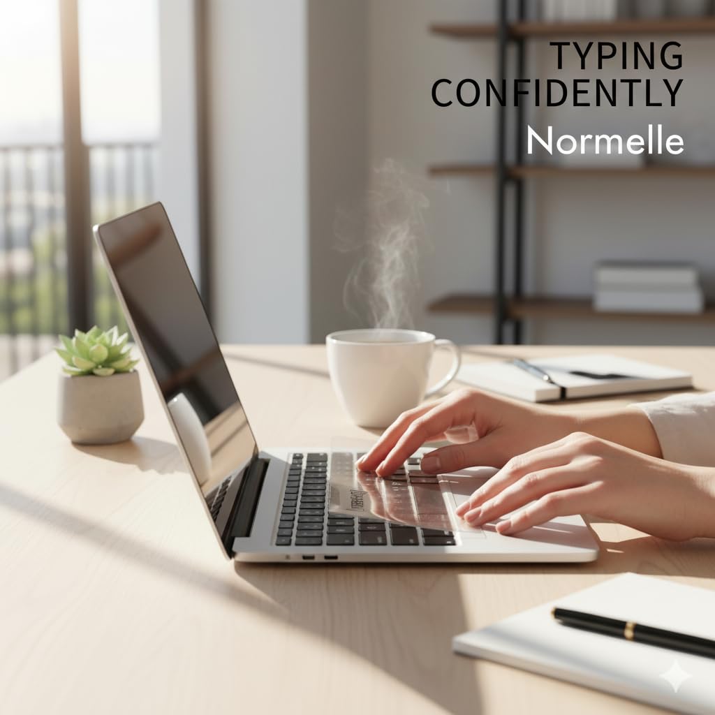 Universal 15.6" Laptop Silicone Keyboard Protector Skin – Transparent Dust Cover and Spill Guard for Notebook Keyboards – Washable Thin Soft Keyboard Guard for 15.6 Inch Laptops - Image 4