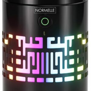 Portable Electric Bakhoor Burner with Quran Player, Mini Incense Diffuser with Ceramic Heating, Touch Button & Remote Control, Rechargeable Islamic Aroma Burner