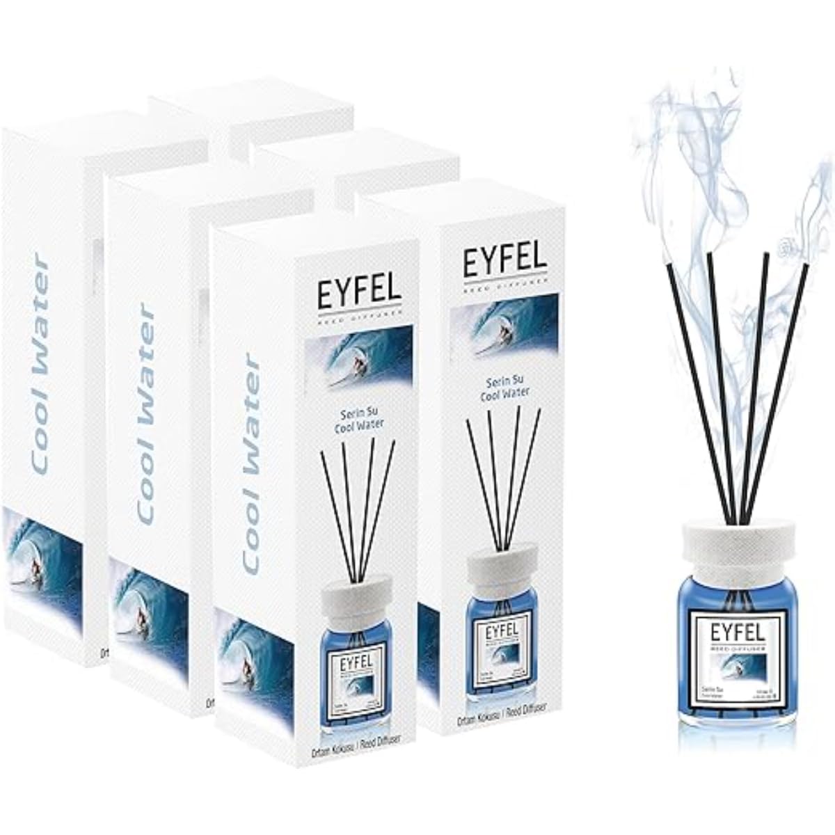 Eyfel Reed Diffuser 120ML - Natural Home Fragrance - Stylish Aromatherapy Decor - Long Lasting Scent - Eco-Friendly Air Freshener - No Electricity Needed - Image 2