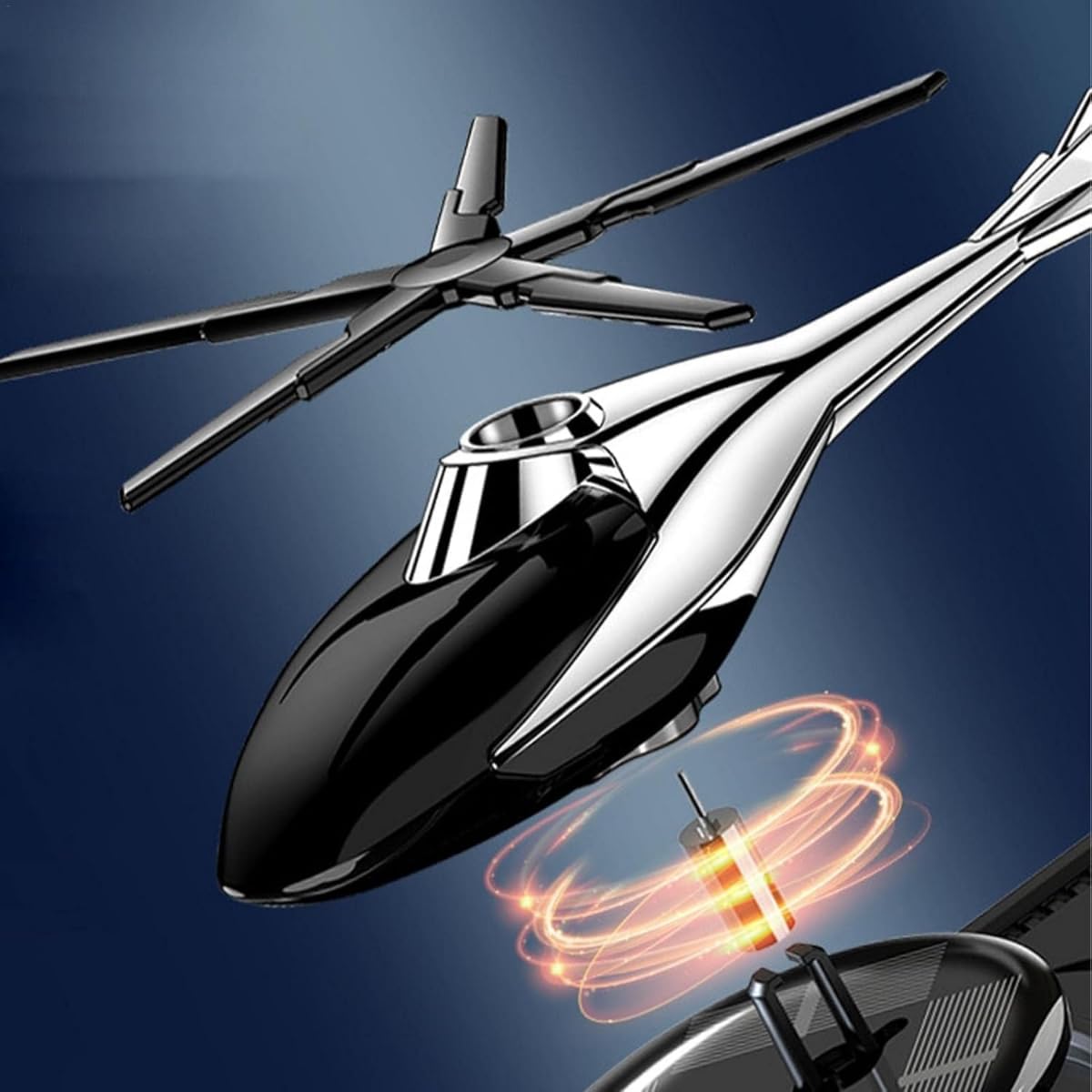 Portable Car Aromatherapy/Solar-Powered Spinning Design, Creative Plane Pendulum, Eliminates Odors & Boosts Mood, Stylish Dashboard Accent, Perfect for Daily Commutes – No Batteries Needed - Image 3