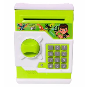 Electronic Password Safe, ATM Piggy Bank for Kids, Auto Coin Slot, Secure Code Lock, Teaches Saving Habits, Fun & Interactive – for Boys & Girls