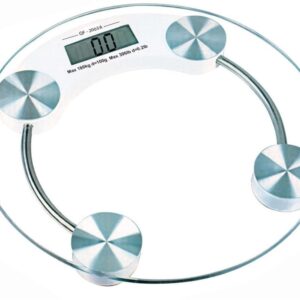 180 kg Glass Personal Scale – 8 mm Tempered Glass Digital Weight Scale with High-Precision Sensors & Step-On Technology