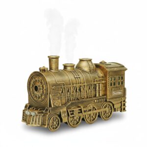 Train-Shaped Essential Oil Diffuser – 300ml Aromatherapy Humidifier with Remote Control, 2 Mist Modes & Colorful LED Lights – Quiet Ultrasonic Diffuser for Home, Office, Bedroom