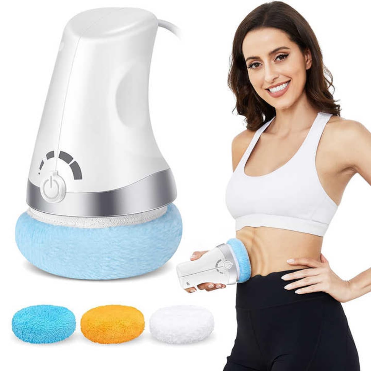 3-in-1 Body Sculpting Cellulite Massager/Handheld Electric Fat Burner Machine for Butt Lift, Toning, Slimming, Postpartum, Full Body Shaping, Arms, Legs, Abdomen, Love Handles, Home Use Massager - Image 2
