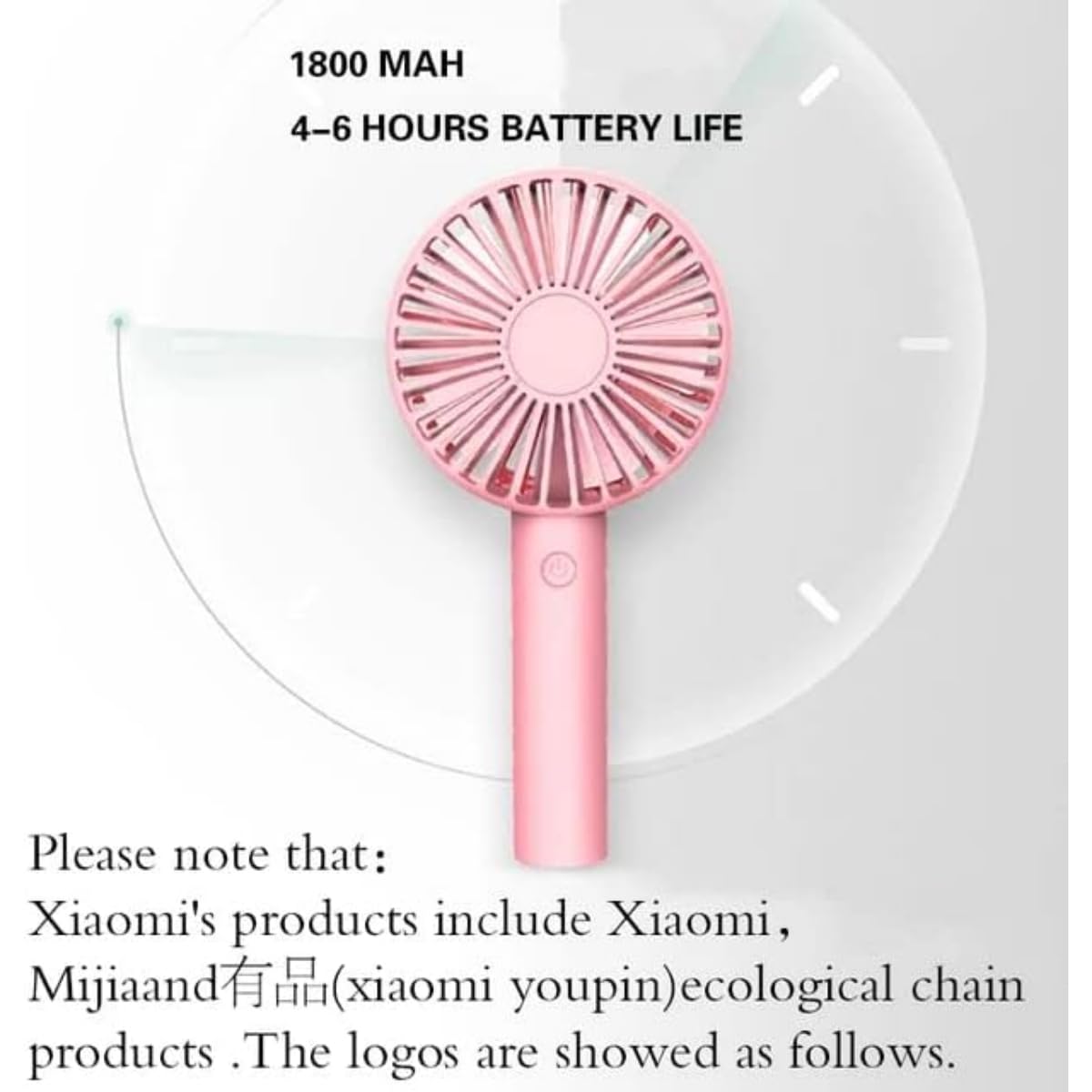 Rechargeable & USB Powered, 3 Speed Modes, Portable Cooling Solution for Home, Travel & Outdoor Use, Quiet Operation & Long Battery Life, Mini Handheld Fan - Image 3