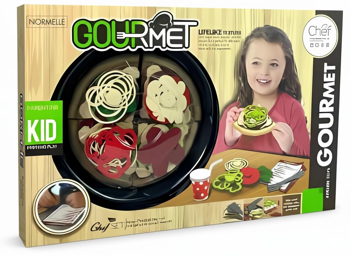 Pizza Play Food Set for Kids, Pretend Kitchen Cooking Toy with Sliced Pizza, Toppings, Dessert, Drinks, Cutlery, Tray, Pizza Box and Order Card, Role Play Food Toy for Boys and Girls Age 3+
