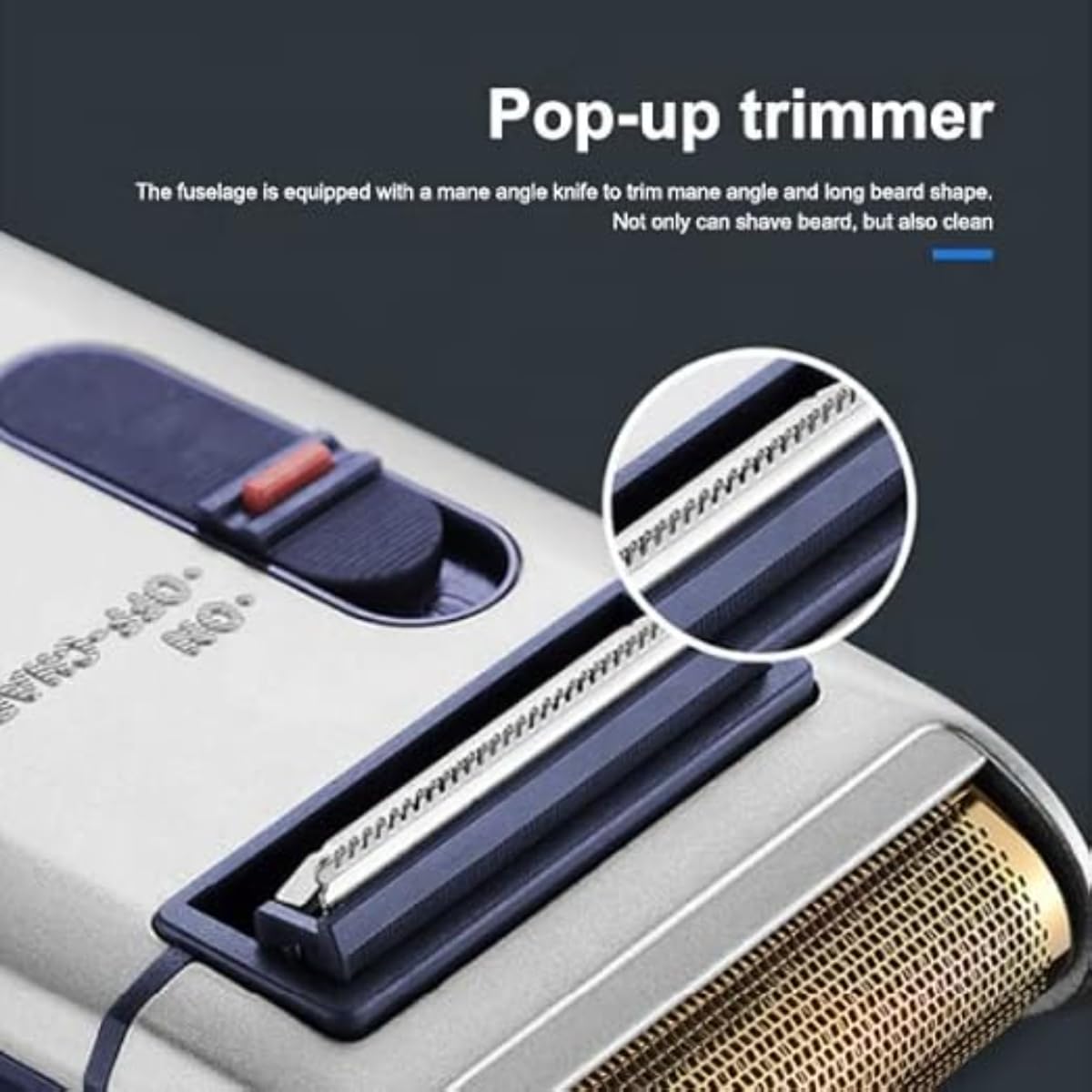 YANDOU SC-W301U Rechargeable Electric Razor for Men - Portable 2-Blade Shaver, Fast Shaving, Japan Design, Stainless Steel, Cordless, Travel-Friendly, CE ROHS Certified, 8-Hour Charge, Twin Blade, - Image 2