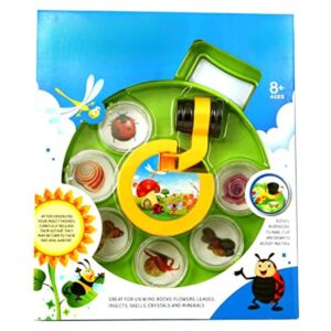 Kids Bug Catcher Kit, Magnified Viewer, Tweezers & Guide! Insect Habitat, Outdoor Exploration Toys, Bug Catching Kit, Cage, Box, Observation Magnifier - Set for Children's Nature Exploration