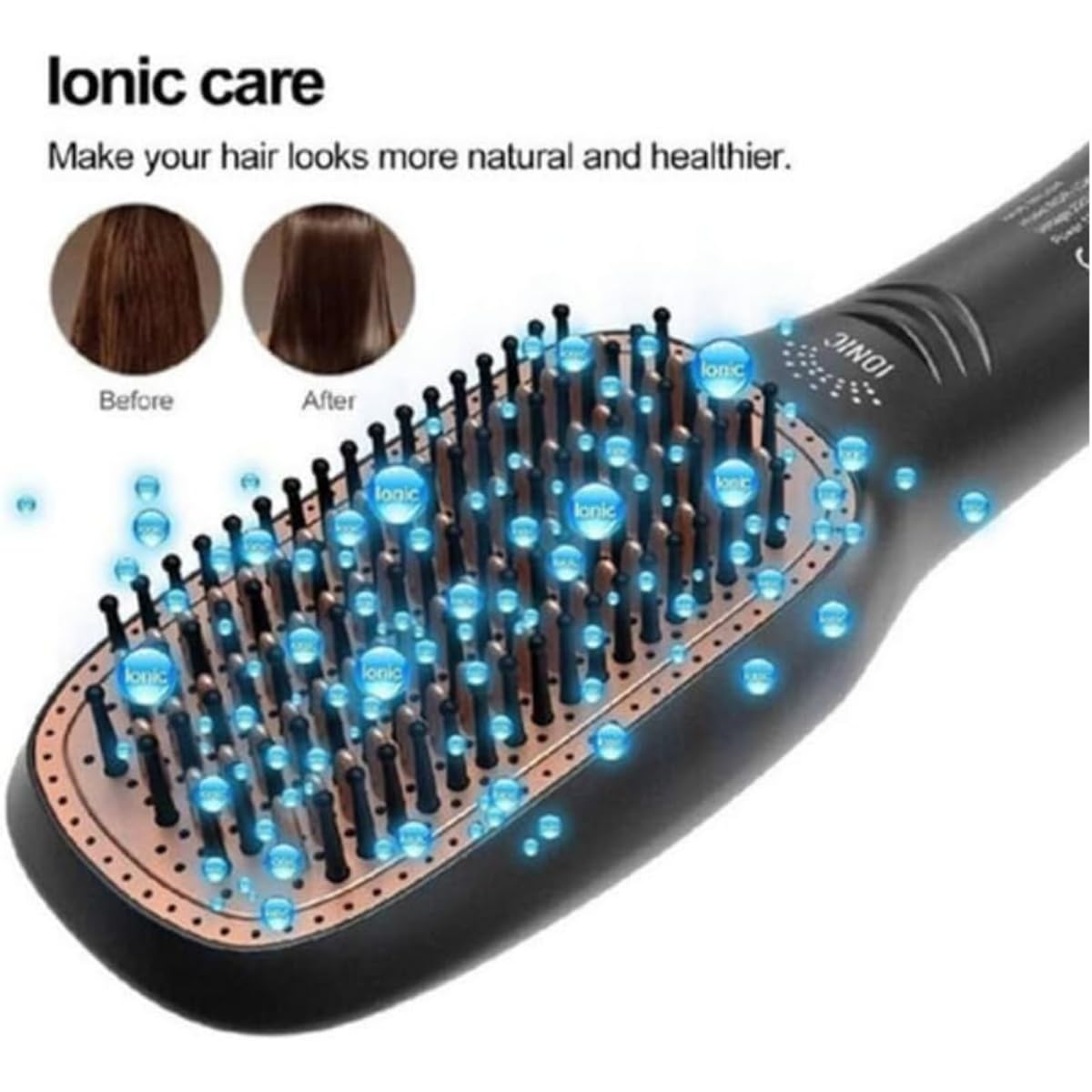 Professional Styler Volumizer Blow Brush – 3-in-1 Hot Air Brush, Negative Ion + Ceramic Tourmaline, Frizz-Free Shine, Fast 1200W Drying, One-Step Hair Styling for All Hair Types – Lightweight & Sleek - Image 4