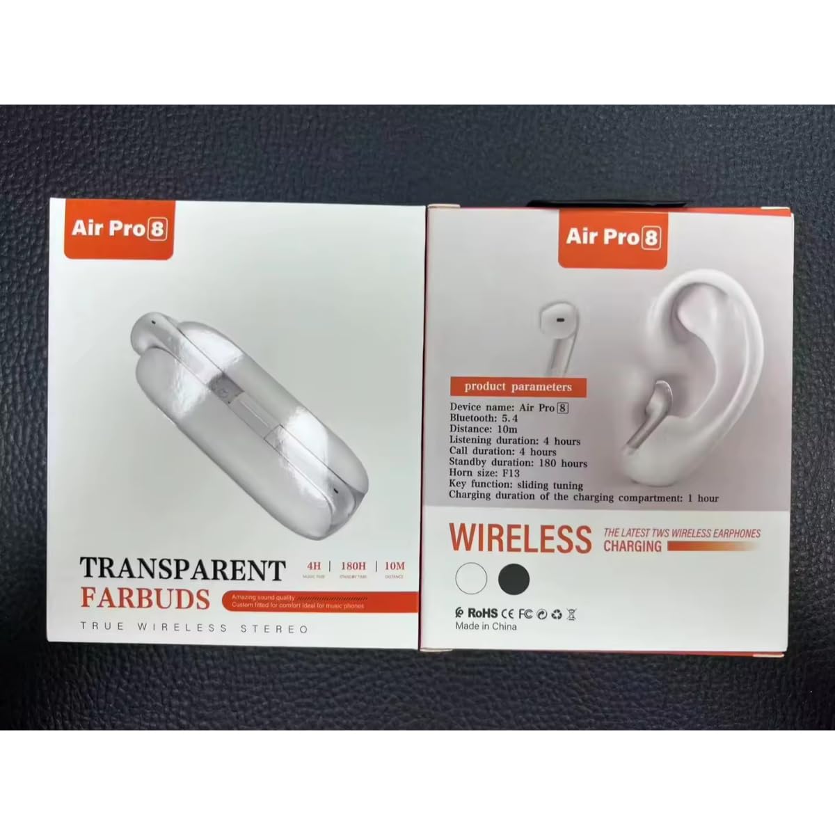 True Wireless Bluetooth Earbuds - Advanced Noise Cancellation Battery, HD Microphone, Bluetooth 5.3, Hi-Fi Stereo Sound Charging, LED Display, Sports Headphones, White - Image 2