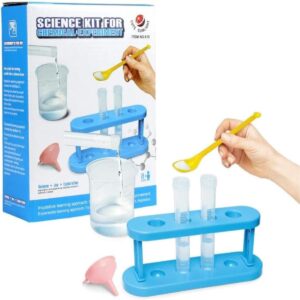 Educational DIY Projects, Boosts Curiosity & Creativity, Safe & Non-Toxic Materials, Ideal for Ages 6–12 – Includes Lab Coat & Goggles, Chemistry Experiments Game for Gifted Children