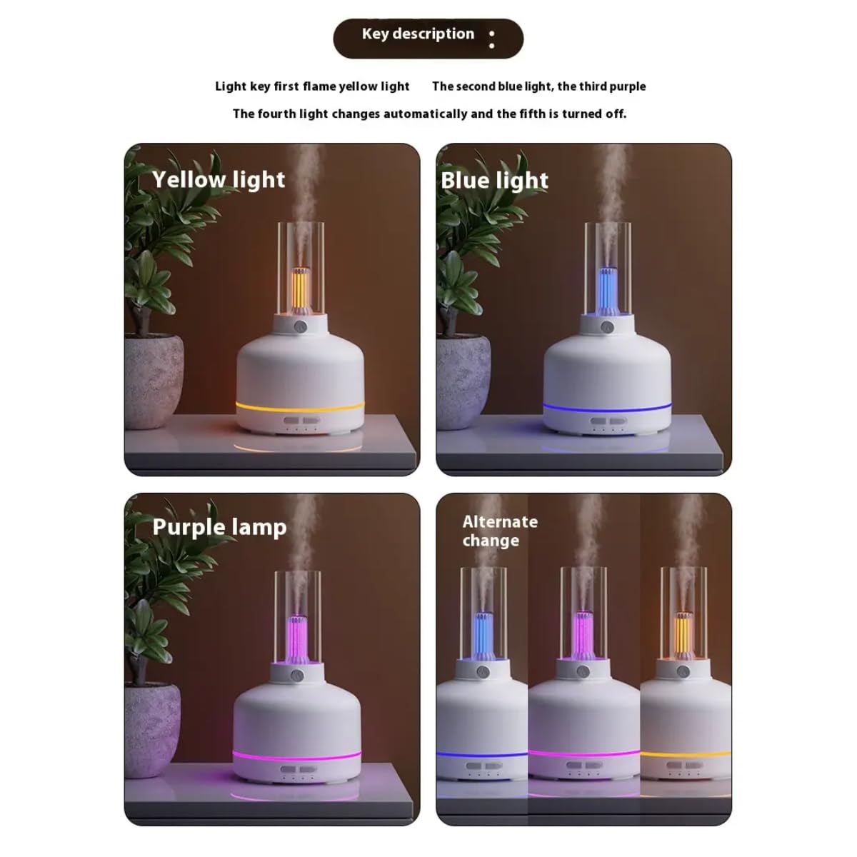 Air Purifier, Humidifier & Dehumidifier Combo – Car Freshener, Long-Lasting Room & Home Air Freshener, Bedroom Humidifier, Air Purifiers & Humidifiers Car Humidifier - Image 5