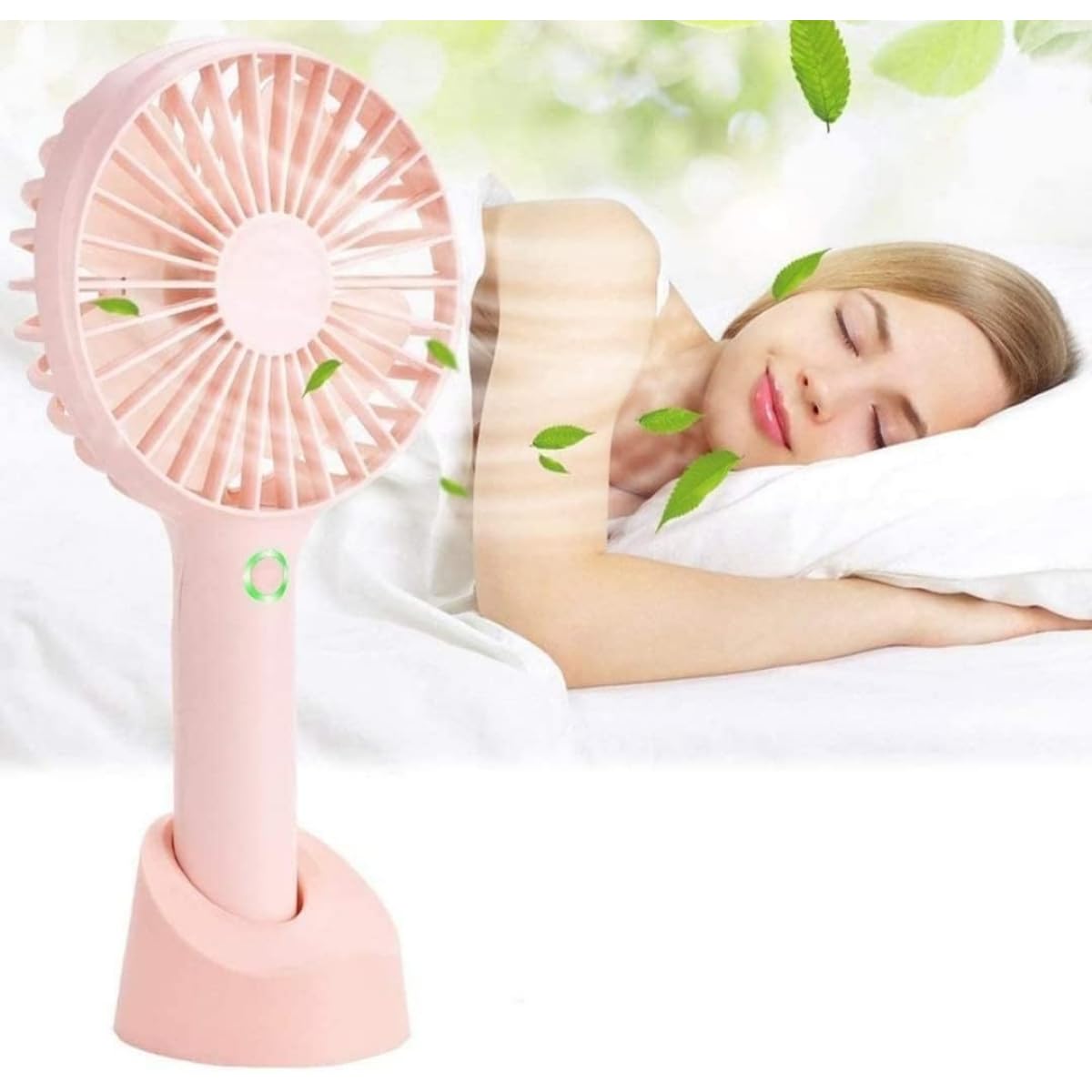 Rechargeable & USB Powered, 3 Speed Modes, Portable Cooling Solution for Home, Travel & Outdoor Use, Quiet Operation & Long Battery Life, Mini Handheld Fan