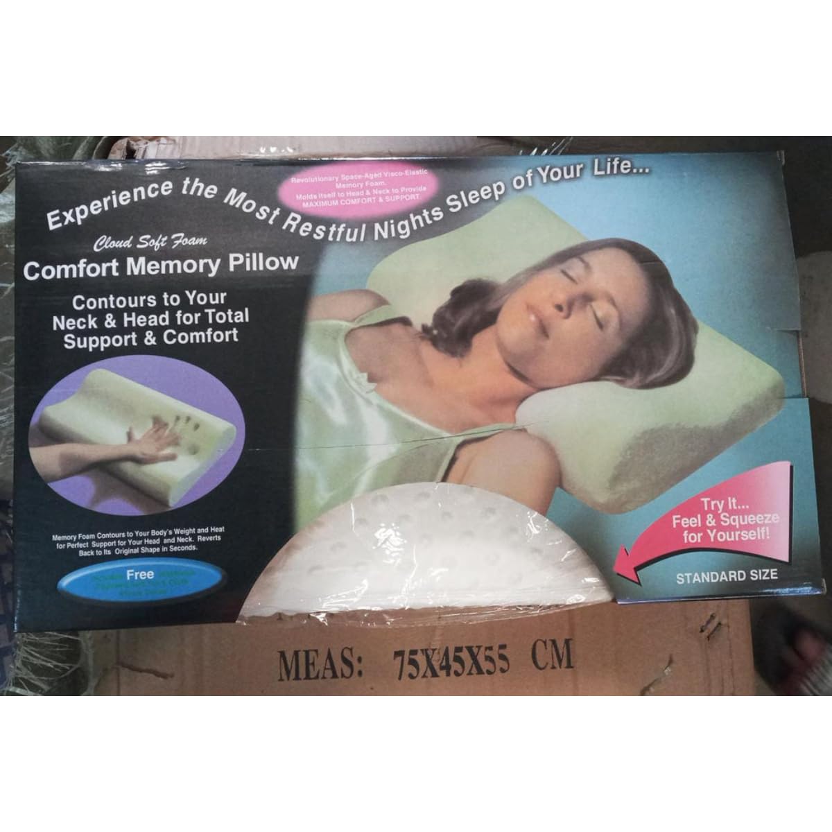 Medical pillow, Comfortable pillow, Easy Maintenance, Washable, White, Ideal for Sleeping, Lightweight and Durable, Neck Support, White pillow, Orthopedic pillow, - Image 6