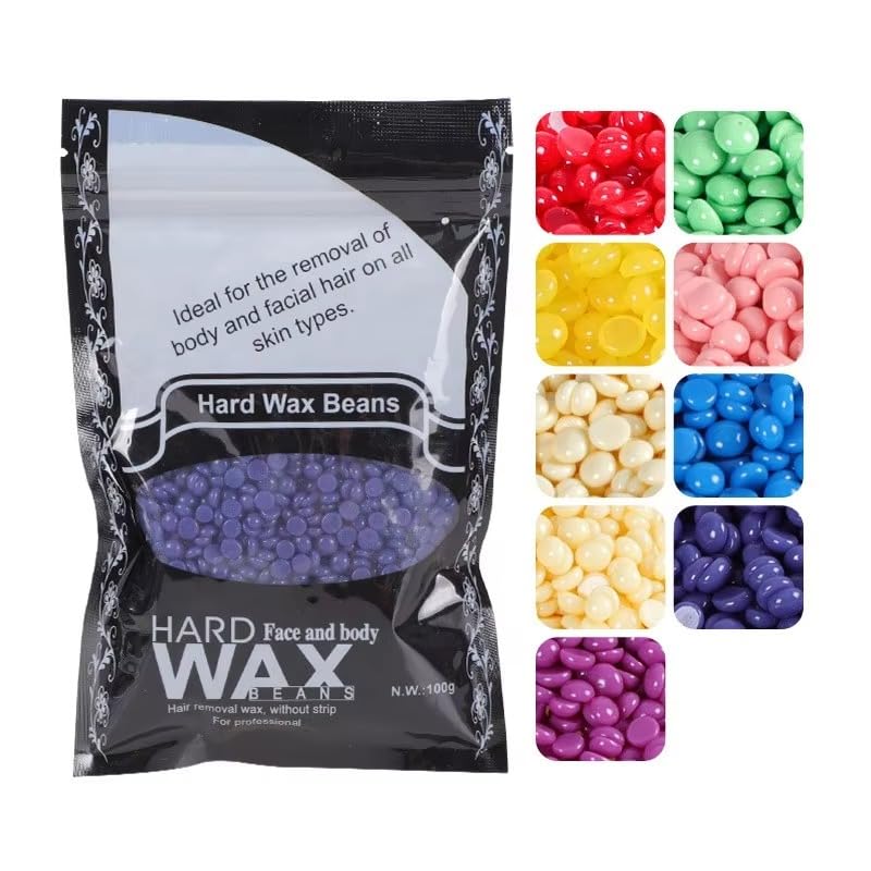 Hard Wax Beans for Hair Removal – Natural Rosin Formula in Lavender Pellets, Paper-Free Depilation Wax for Legs, Face, Bikini & Underarms, Solid Wax Beads for Painless At-Home or Salon Use - Image 7