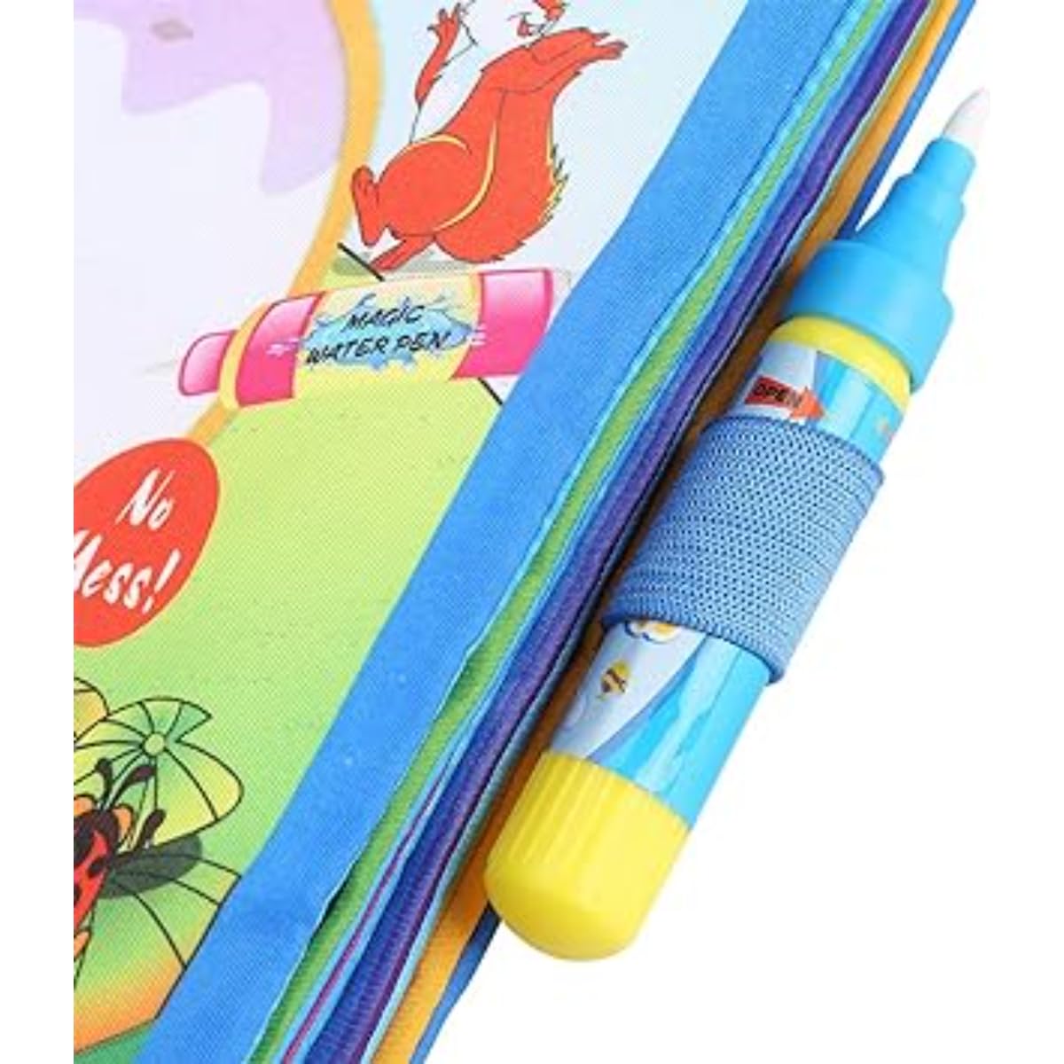 Magic Water Drawing Book: Mess-Free Fun for Kids, Reusable Cloth Coloring Book with Double Water Pens, Non-Toxic, Promotes Creativity & Cleanliness, for Ages 3+, & Easy - Image 4