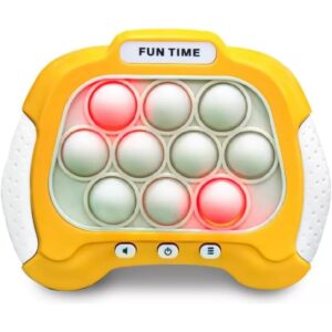 Handheld Pop It Pro Game – Light-Up Memory Challenge, Speed Push Buttons, Stress Relief & Focus Aid, Fun Screen-Free Play for Kids & Teens – Portable Electronic Fidget Toy