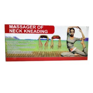 Neck & Back Deep Massager with Soothing Heat/ 16 Kneading Heads for Muscle Pain Relief | Battery Operated, Portable Electric Pillow for Neck, Shoulder, Leg, Full Body | Home, Car, Travel Use