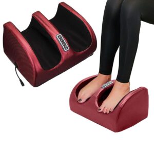 Portable Foot Massager/Deep Kneading Therapy, Calf & Leg Pain Relief, Boosts Circulation, Soothes Sore Muscles, Perfect for Home Relaxation & Recovery – Adjustable Heat & Intensity