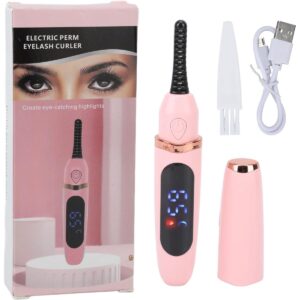 Electric Heated Eyelash Curler | Rechargeable Lash Curler | Heat Modes & Temp Settings | Eyelashes Eyelash curler | Long-Lasting Lash Tool for Women & Girls | Portable Beauty Makeup Tool