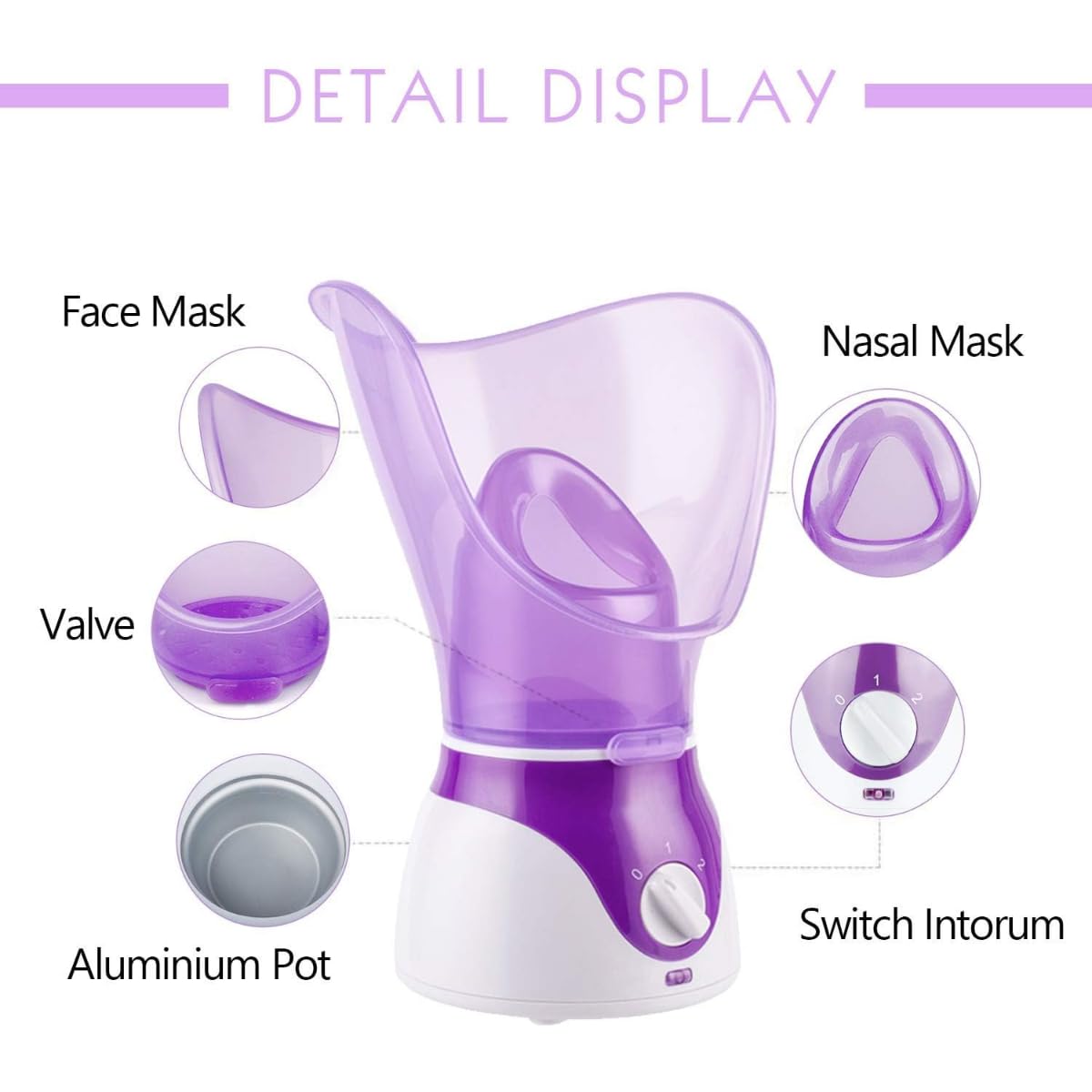 NTFS Beauty Facial Steamer – Deep Clean, Hydrate & Moisturize Skin, Professional Home Spa, Aromatherapy & Humidifier, Full Face Sauna for Radiant Skin - Image 4