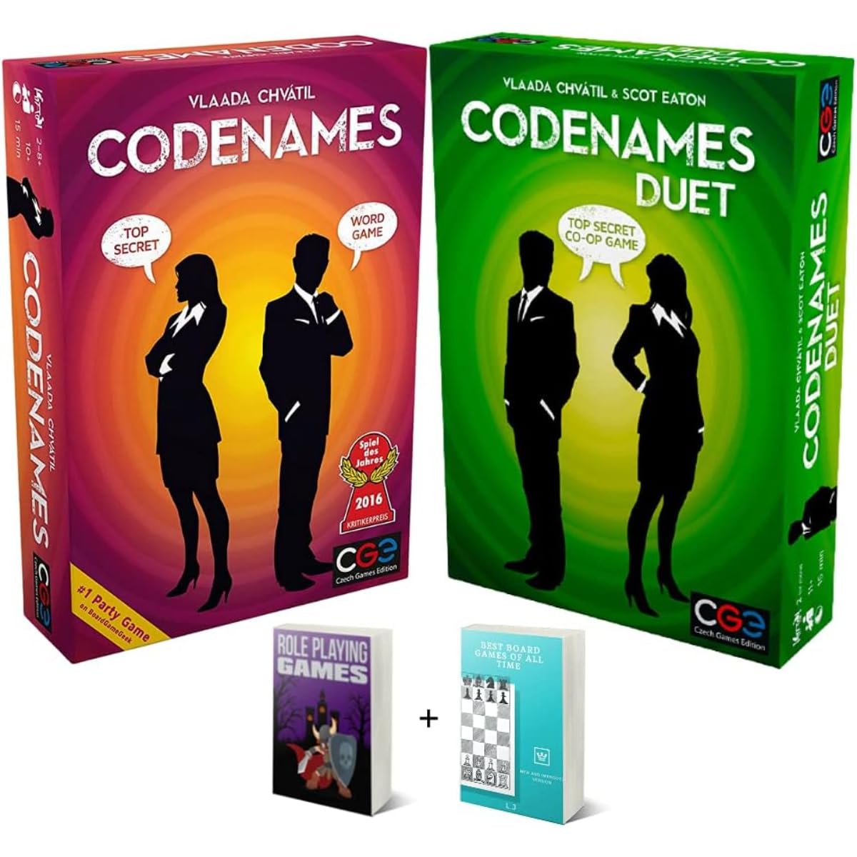 Family & Party Games Collection: Monopoly, Wavelength, Risk, Codenames Duet & More! Best Board & Card Games for Kids, Adults, Couples & Game Night. Exclusive E-Books Included! - Image 2