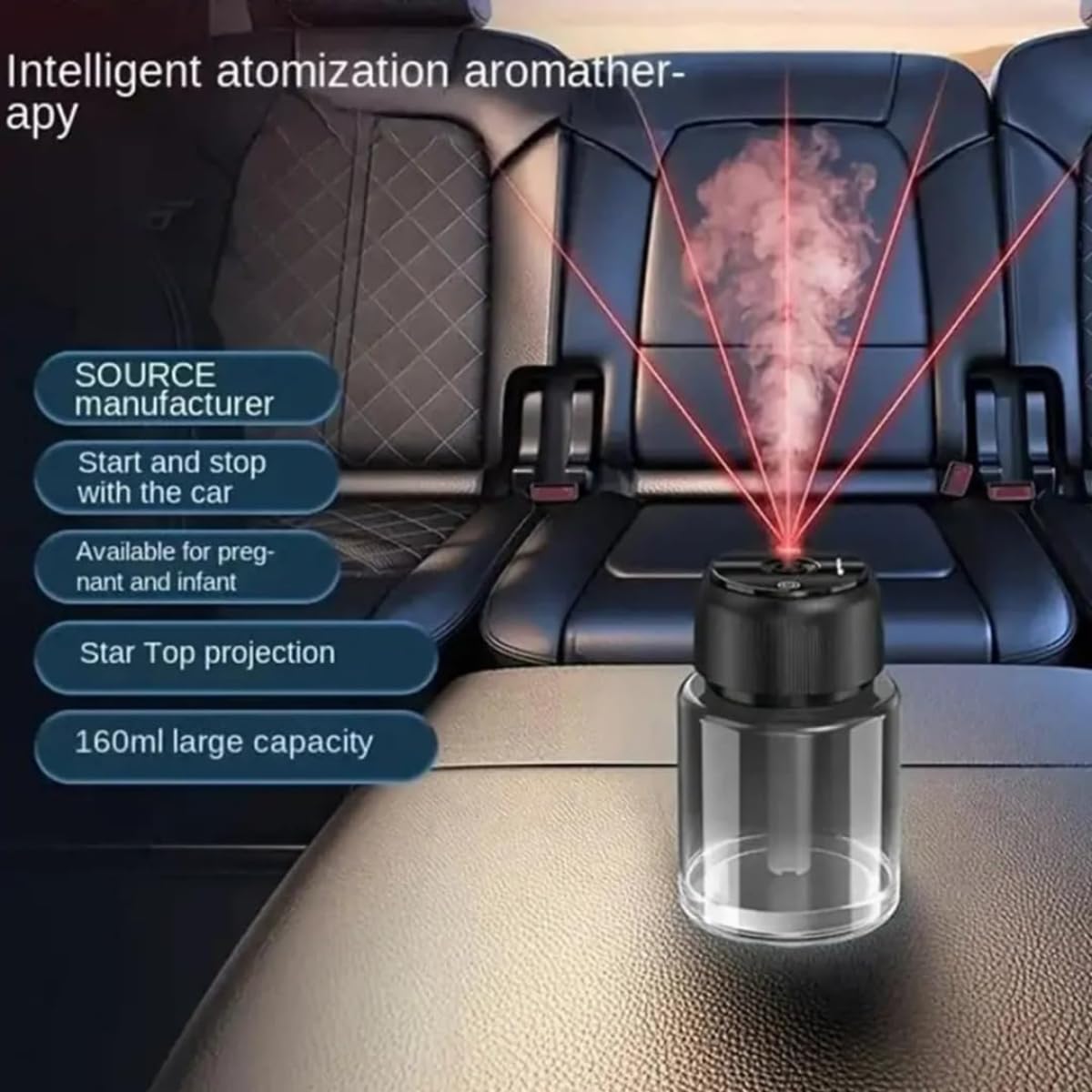 Smart Waterless Aromatherapy Diffuser with Adjustable Timer, Portable Cool Mist Ultrasonic Humidifier, Fragrance Freshener & Air Humidifier for Home, Office, Car, and Bedroom Use - Image 6