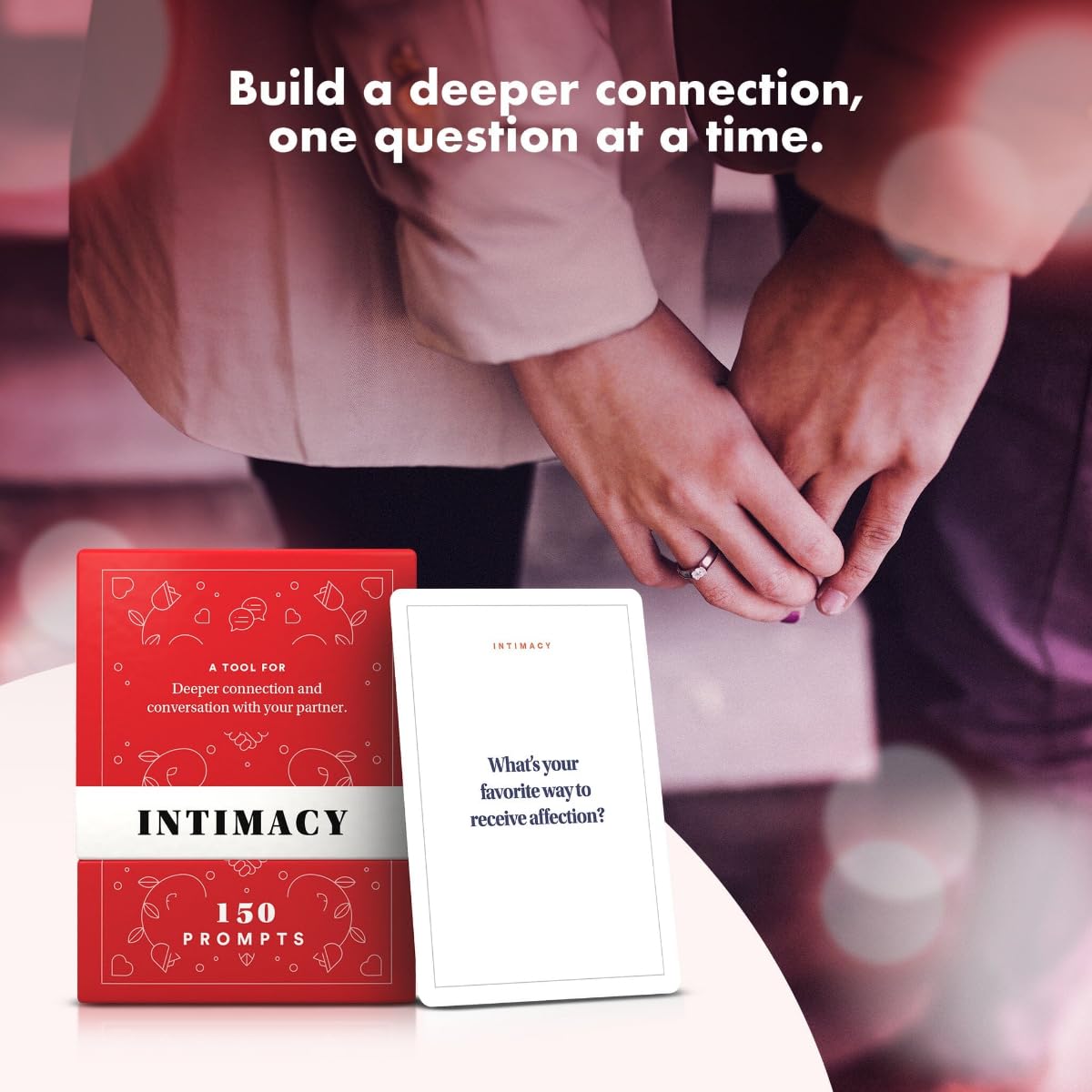 Intimacy Deck Expansion Pack / 150 Deep Conversation Starters for Couples, Best Valentine's Day Card Game, Perfect for Date Night, Romantic Gift, Couples Communication - Image 2