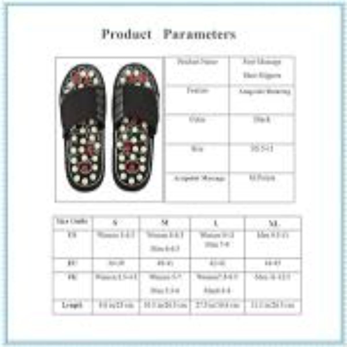 Generic Acupressure Foot Massage Slippers | Reflexology Sandals for Feet | Rotating Acupuncture Therapy | Size X-Large | Improve Blood Circulation | Relaxation Gifts for Mom Dad - Image 4