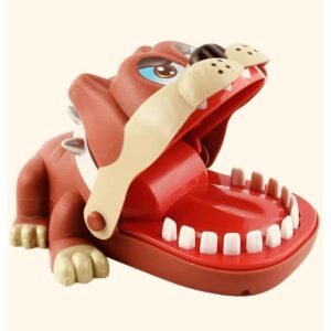 Dog & Lucky Dog Dentist Game: Hilarious Tooth Toy for Kids & Adults! Novelty Biting Fun, Safe Plastic Material, No Batteries - Ideal Gift for Parties & Family Entertainment