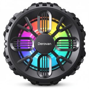 Magnetic Smartphone Cooler – Rechargeable Semiconductor Cooler with RGB LED, Temp Display & 30×30 mm Cooling Plate – For Gaming & Live Streaming